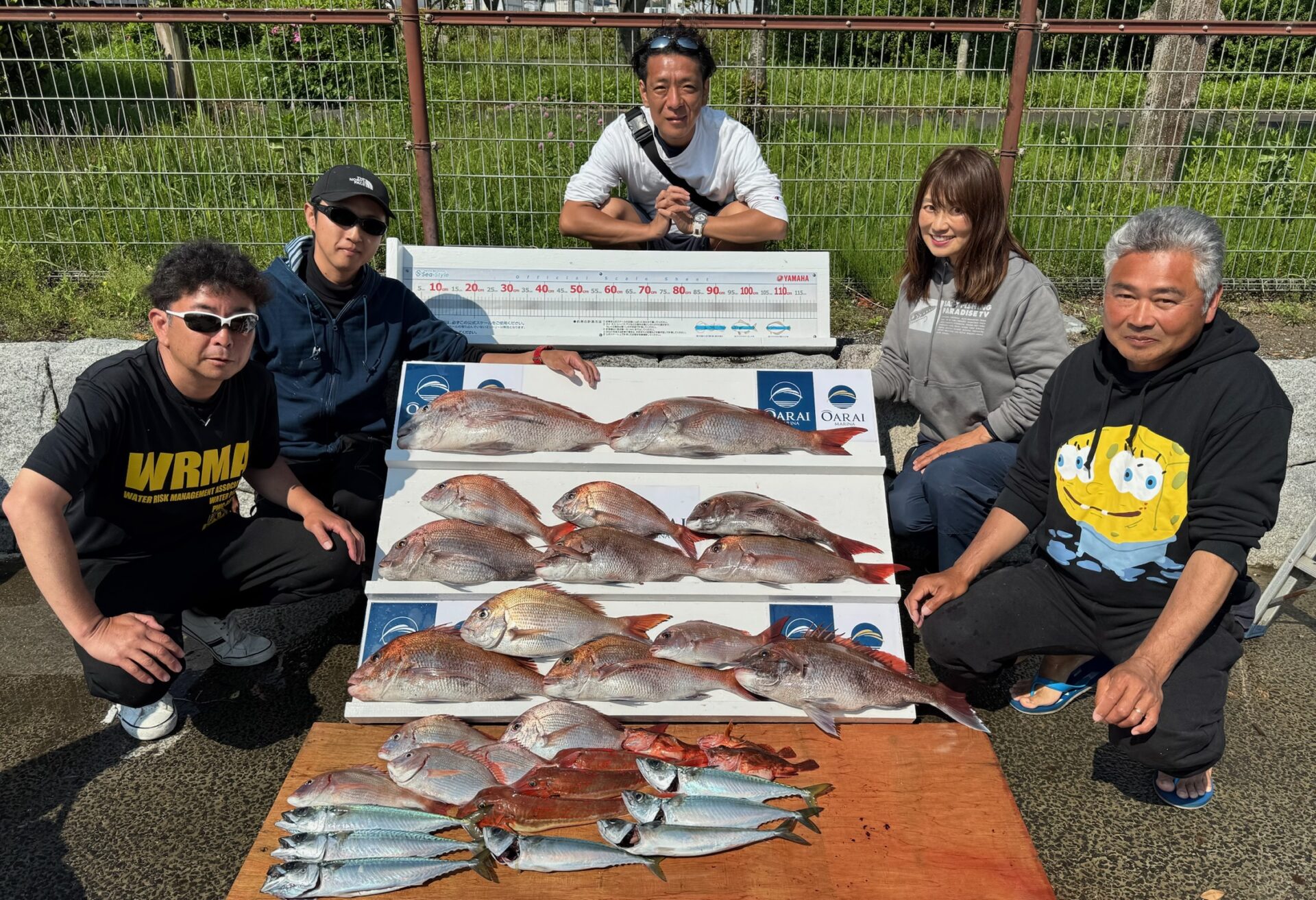 大洗マリーナ＆東京夢の島マリーナ　スタッフ合同釣行会